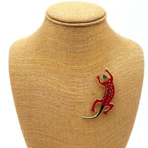 Vintage Laurel Burch "Lizard" Brooch/Pin